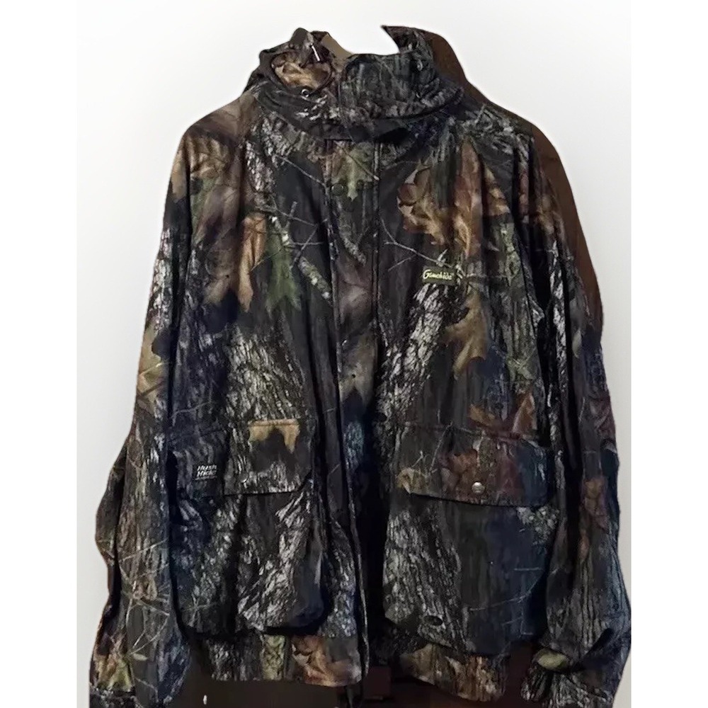 Mens Vintage Gamehide Hush Hide Camo Insulated Jacket Size XL‎